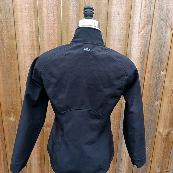 Peter Millar Crown Jacket Quail Hollow Soft Shell Lined Woman's Size Small Black - Picture 5 of 12